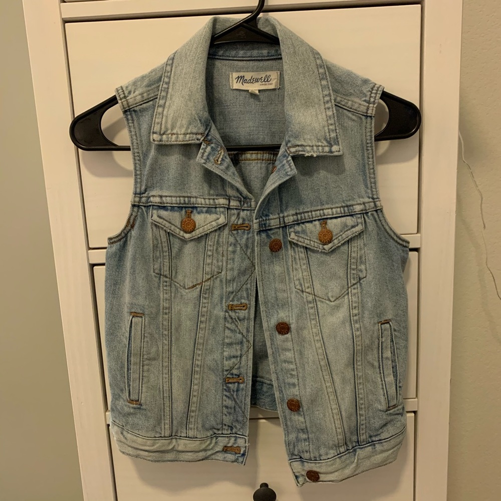 Madewell denim vest